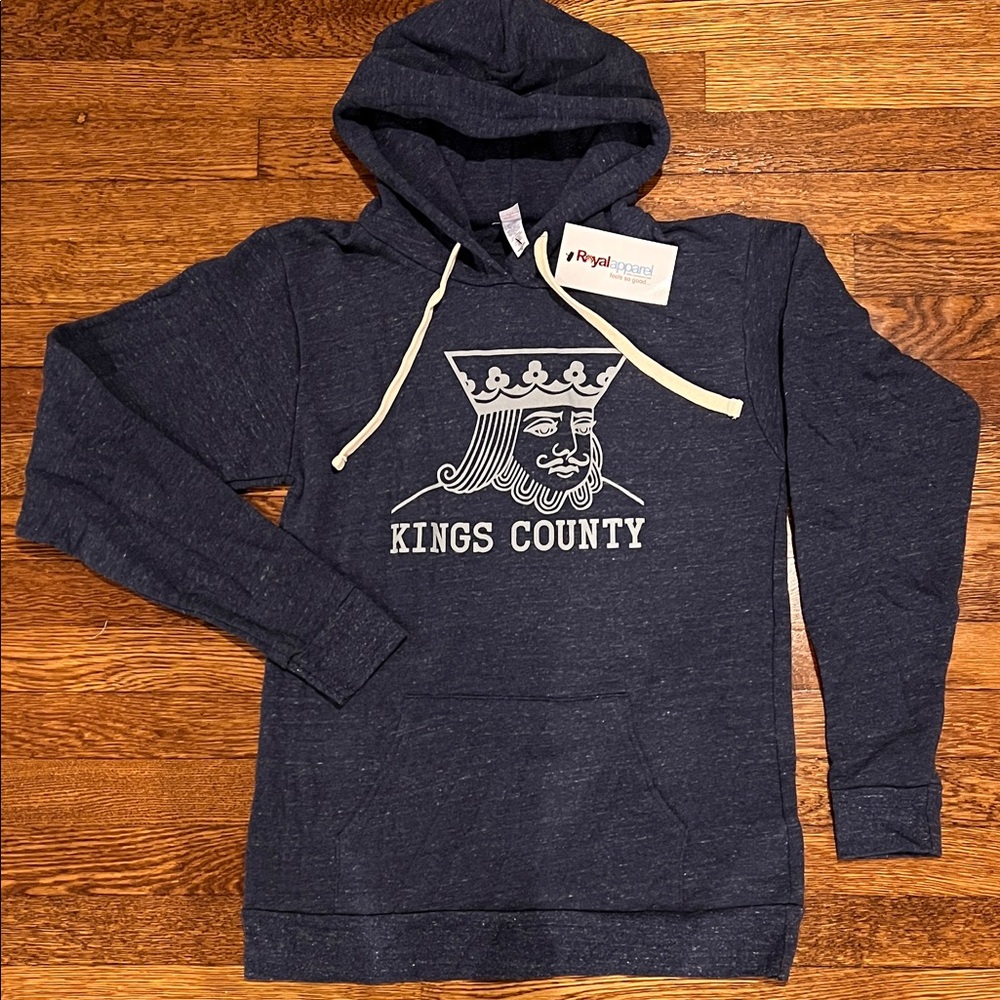 Royal Apparel super soft "Kings County" Navy Hoodie